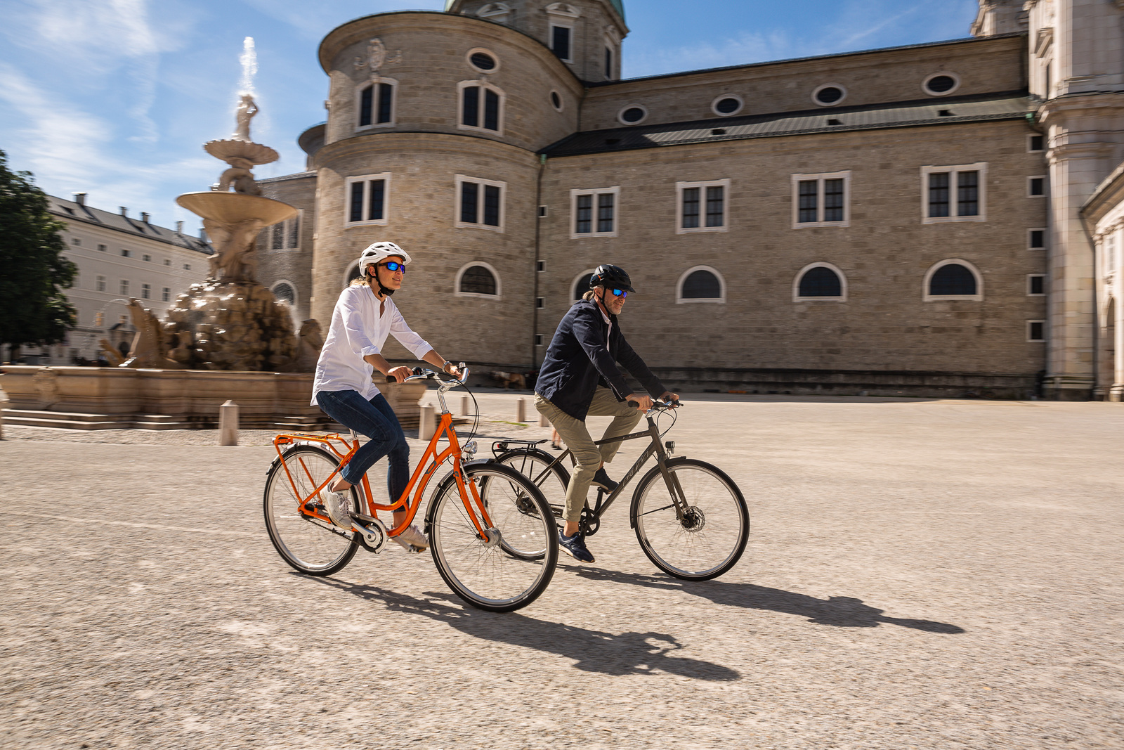 Alle Fahrrad-Typen möglich z.B. stylishes City-Bike